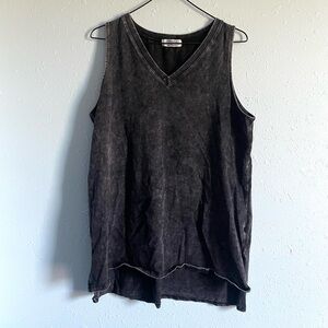 Charcoal acid wash tank